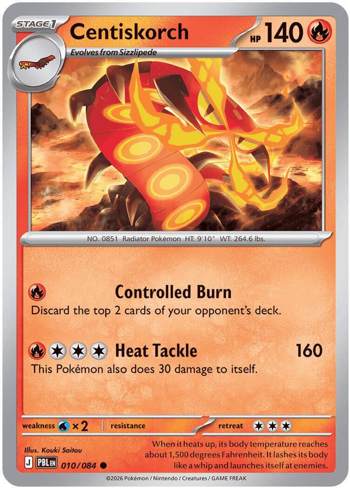 Centiskorch card
