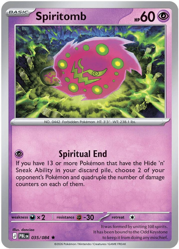 Spiritomb card