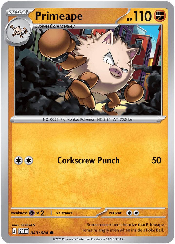 Primeape card