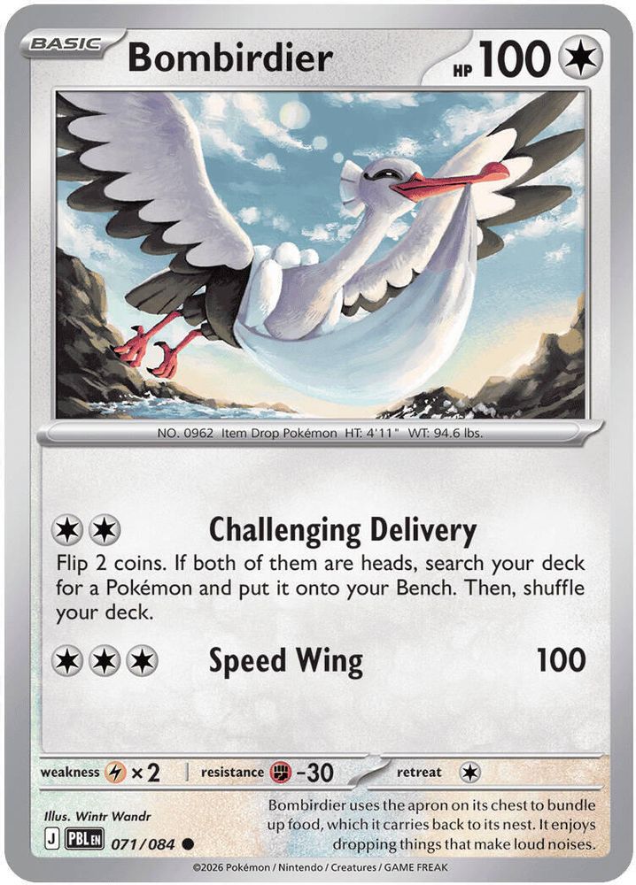 Bombirdier card