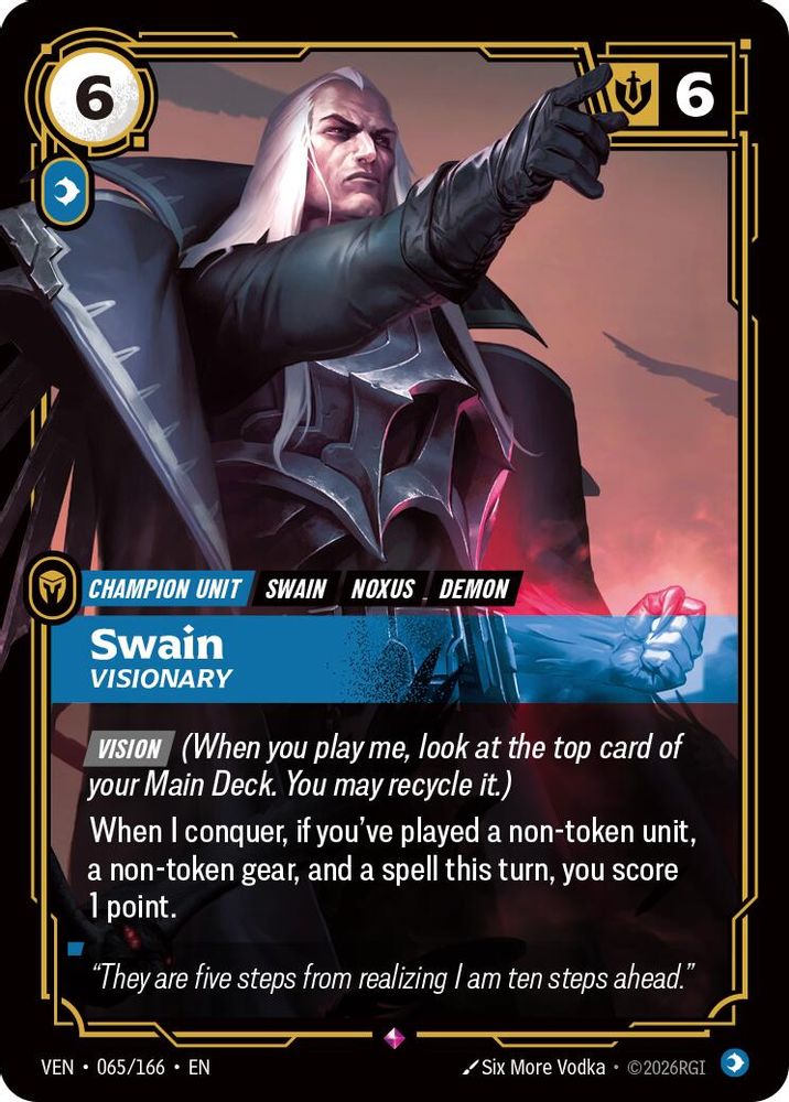 Swain, Visionary