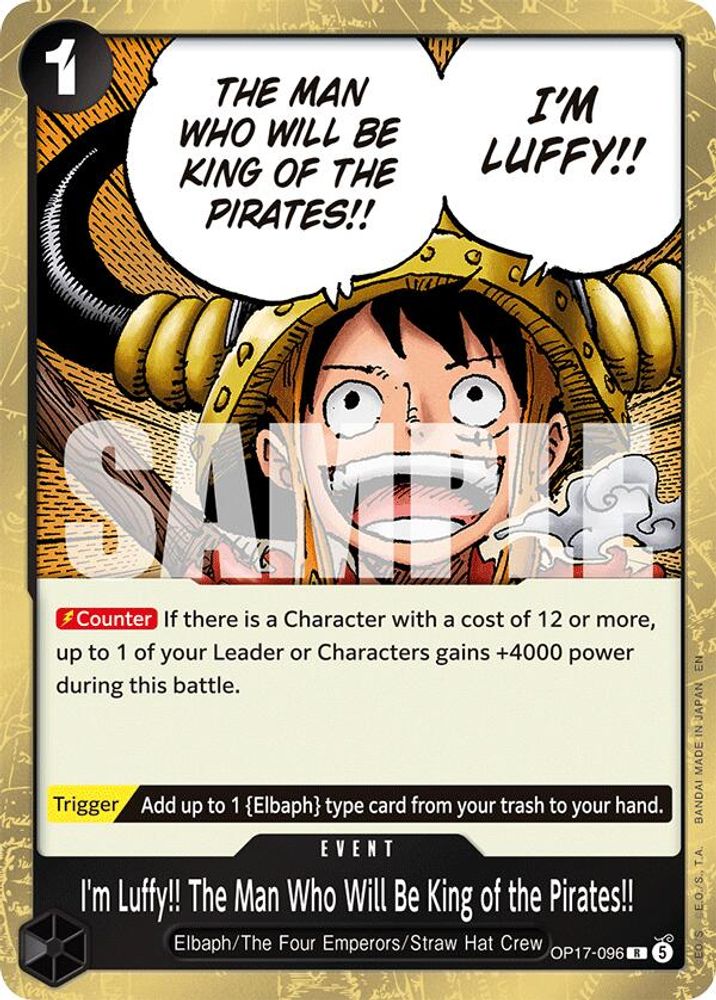 I&#039;m Luffy!! The Man Who Will Be King of the Pirates!!