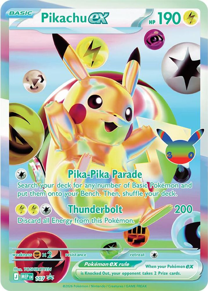 Kortet Pikachu ex
