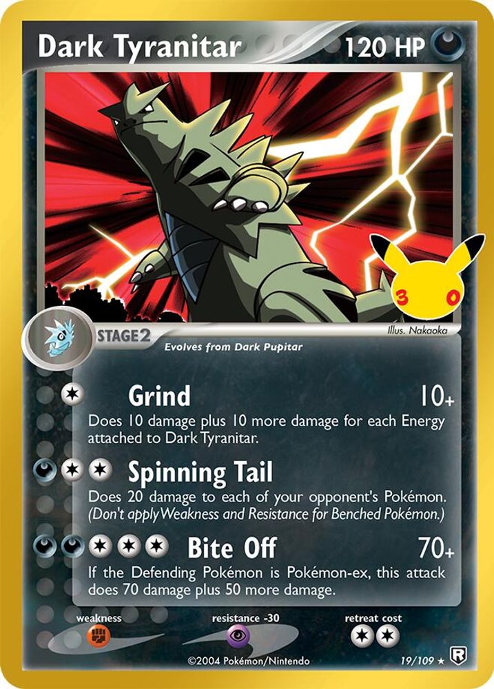 Kortet Dark Tyranitar