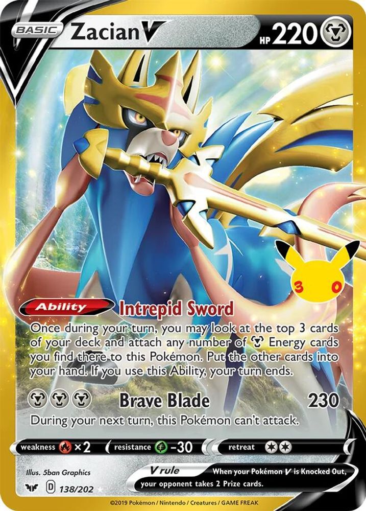 Kortet Zacian V
