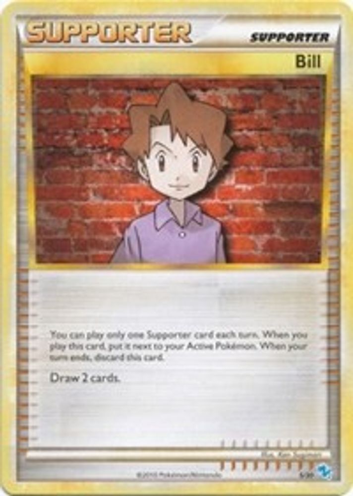 Bill — HGSS Trainer Kit: Gyarados & Raichu #5/30