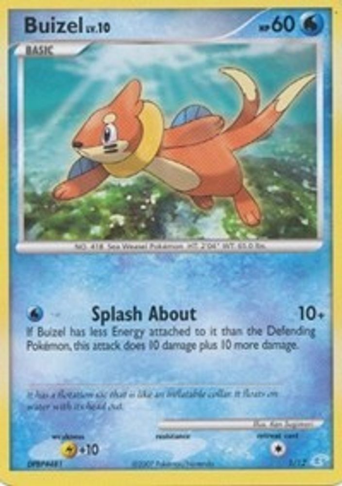 Buizel — DP Trainer Kit: Manaphy & Lucario #1/12