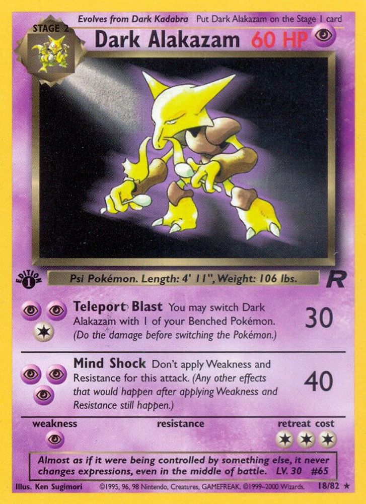 Kortet Dark Alakazam