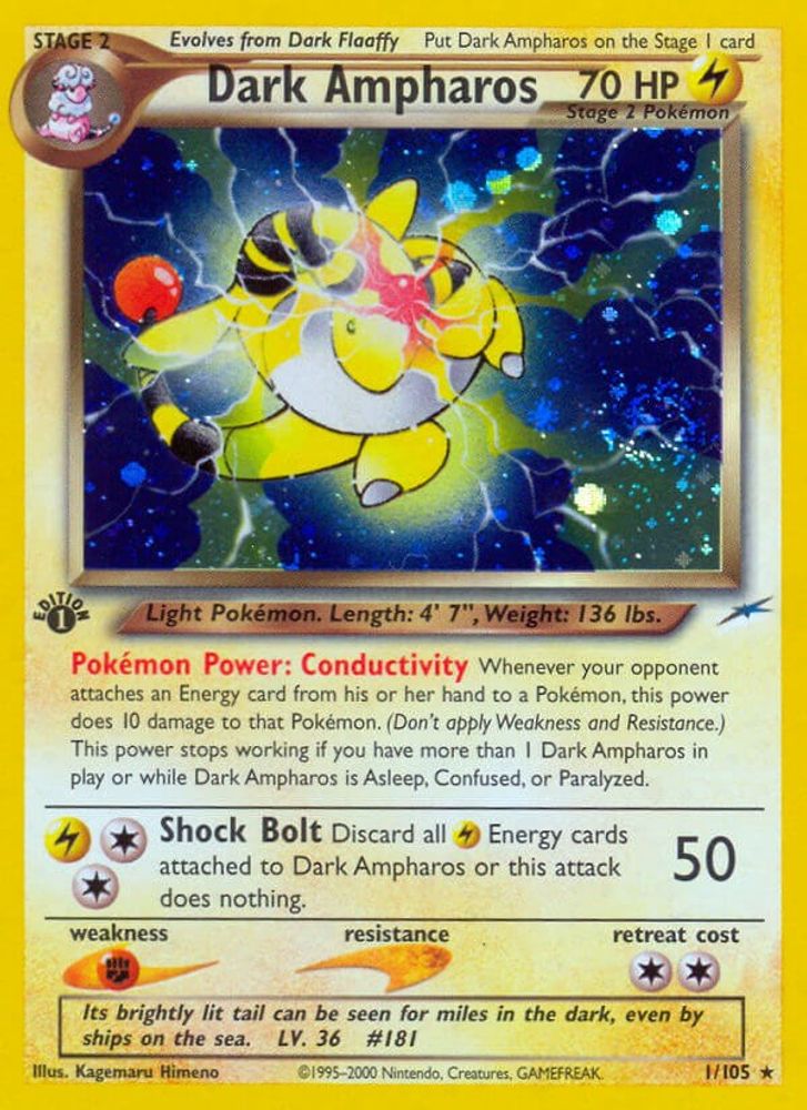 Kortet Dark Ampharos