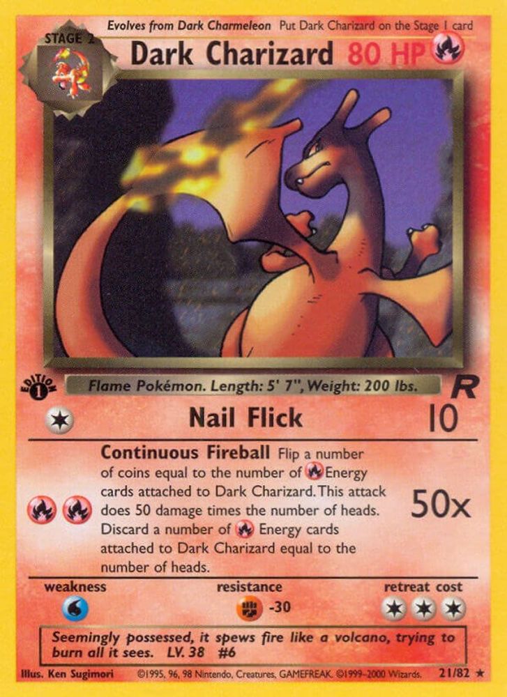 Kortet Dark Charizard