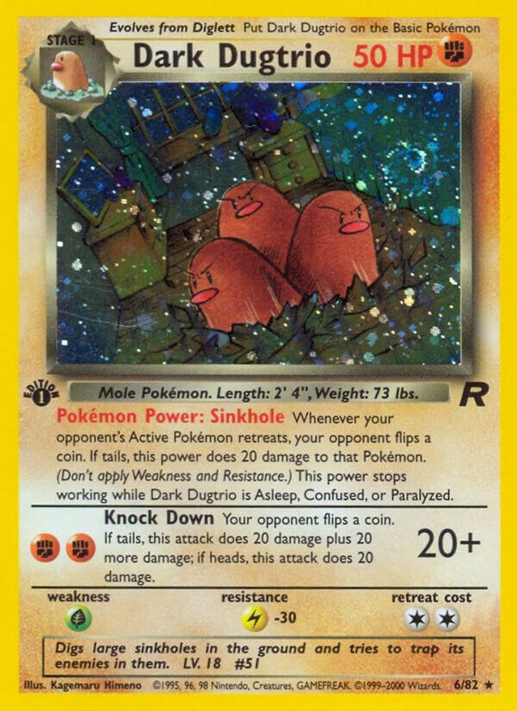 Kortet Dark Dugtrio