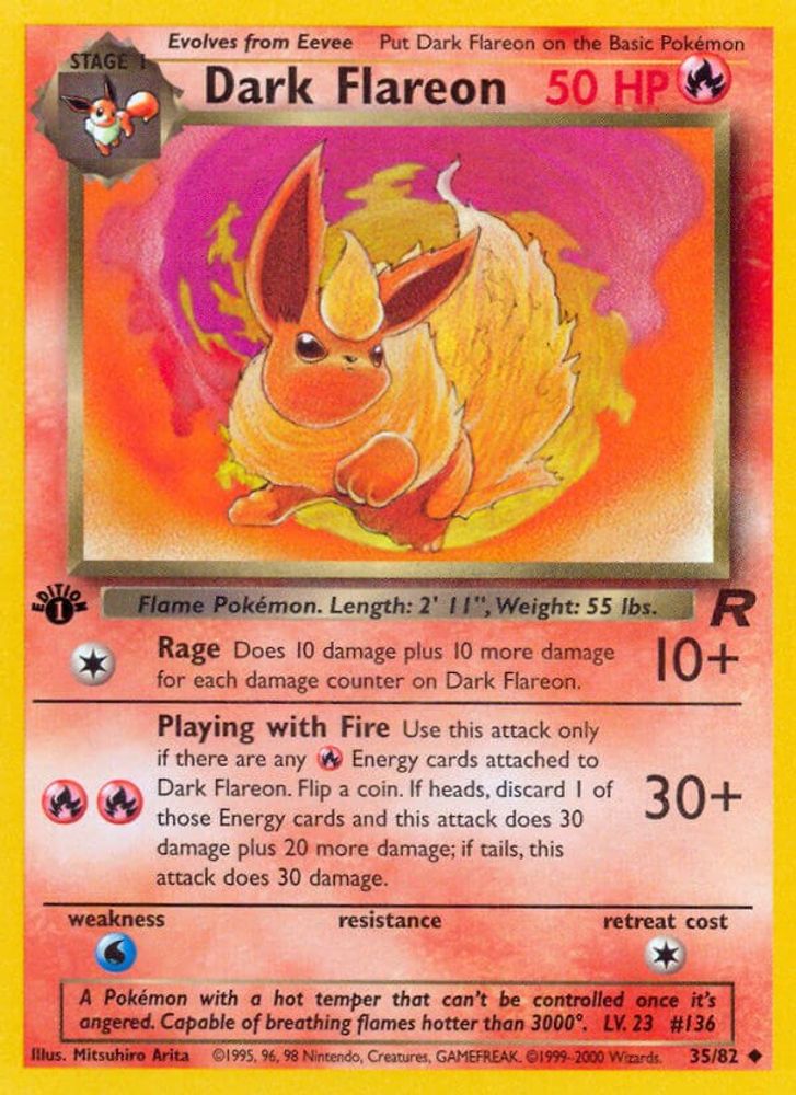 Kortet Dark Flareon