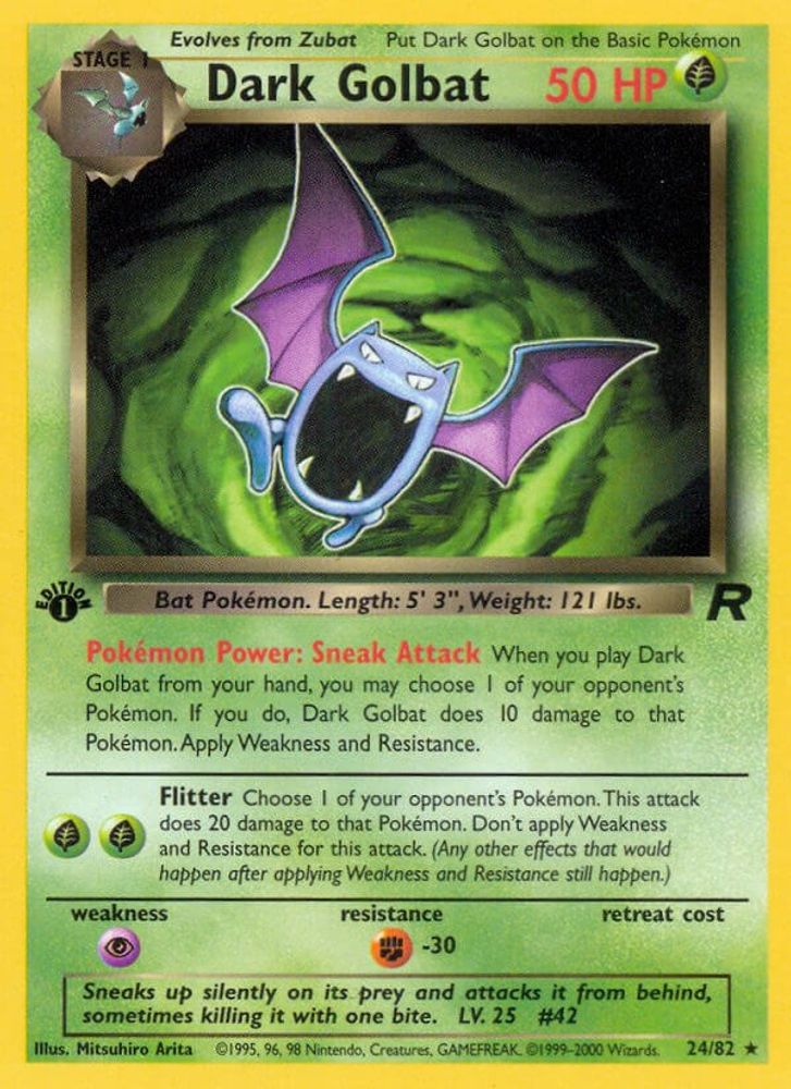 Kortet Dark Golbat
