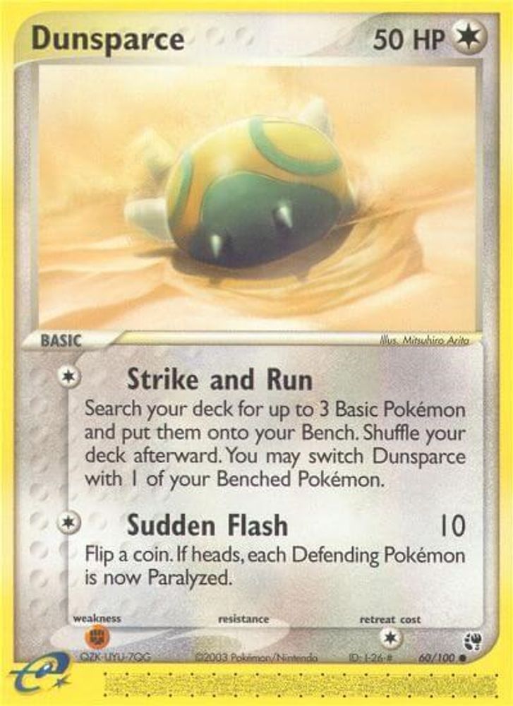 Kortet Dunsparce