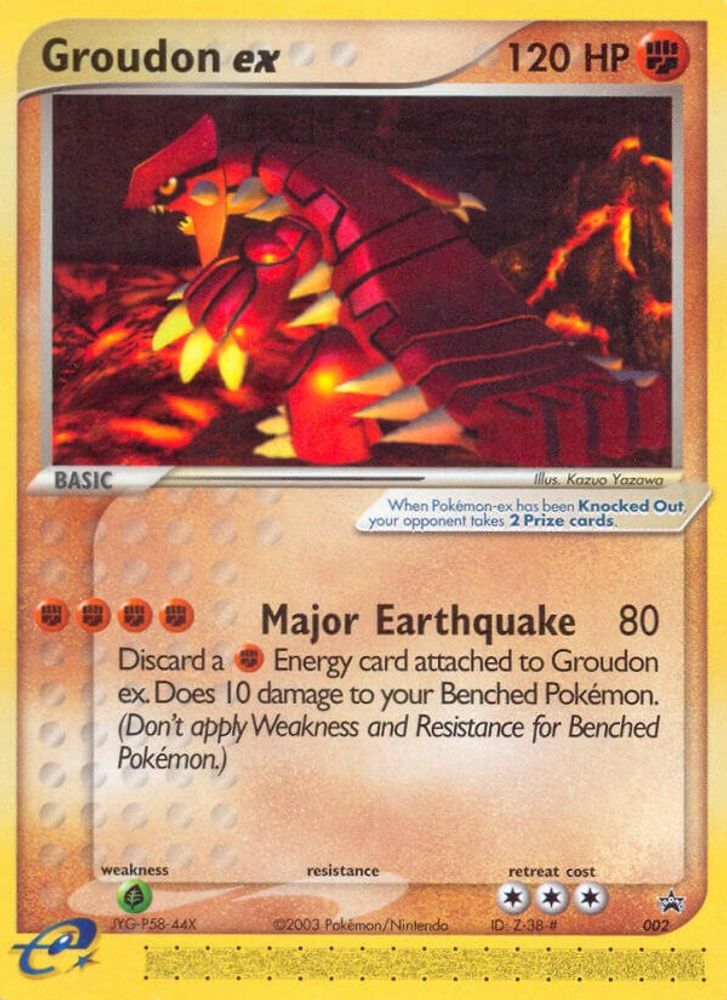 Kortet Groudon ex