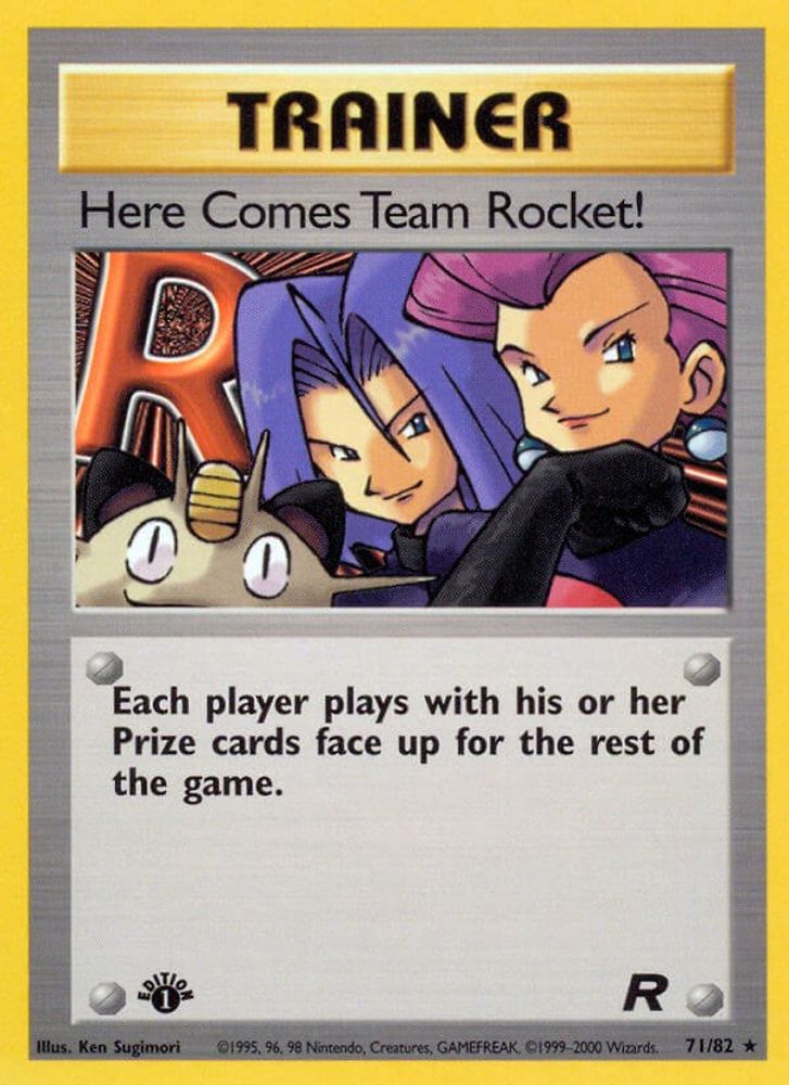 Kortet Here Comes Team Rocket!