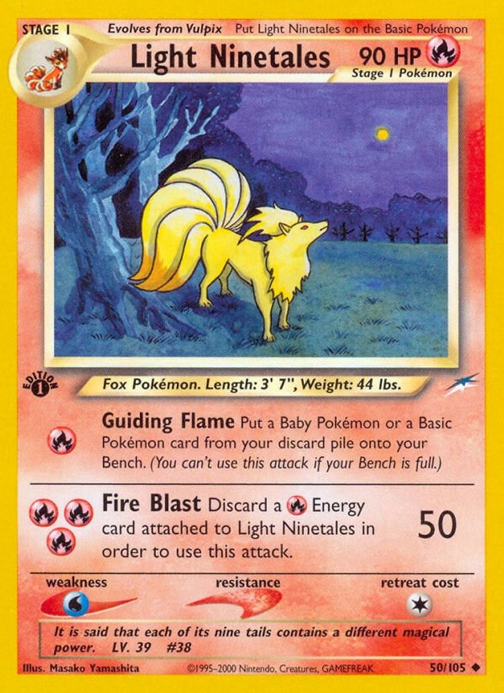 Kortet Light Ninetales