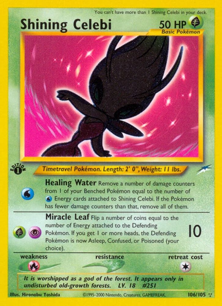 Kortet Shining Celebi