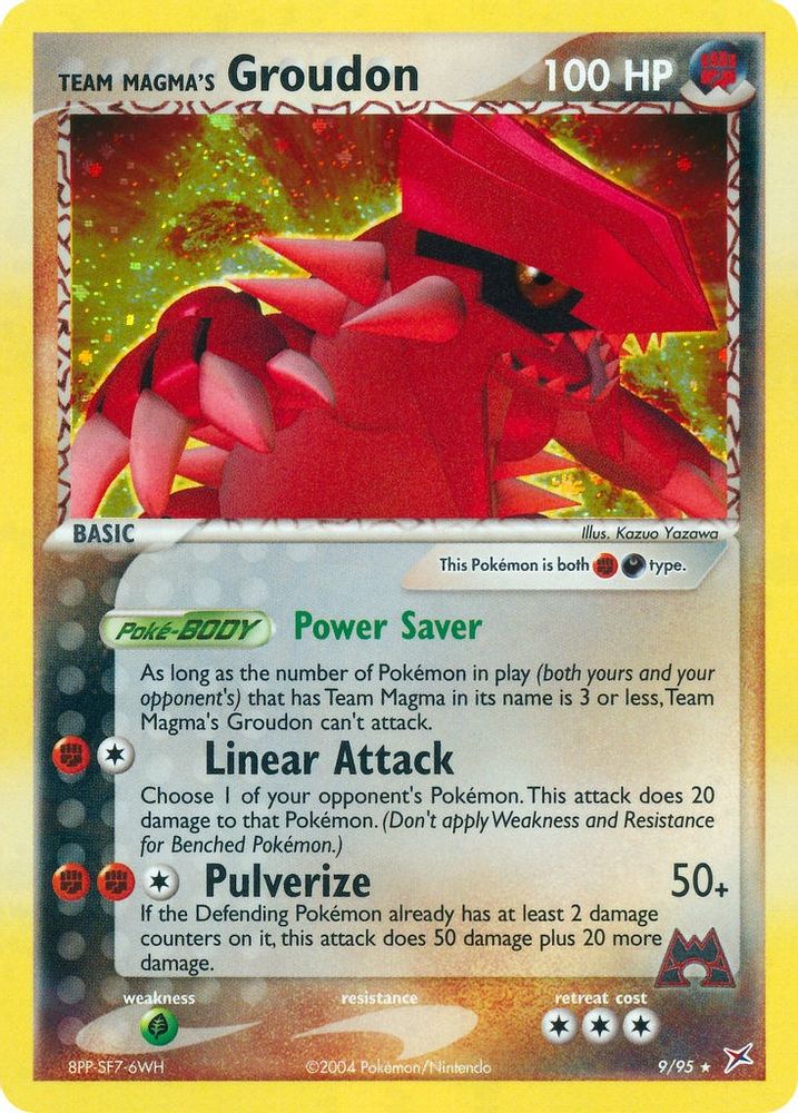 Kortet Team Magma's Groudon