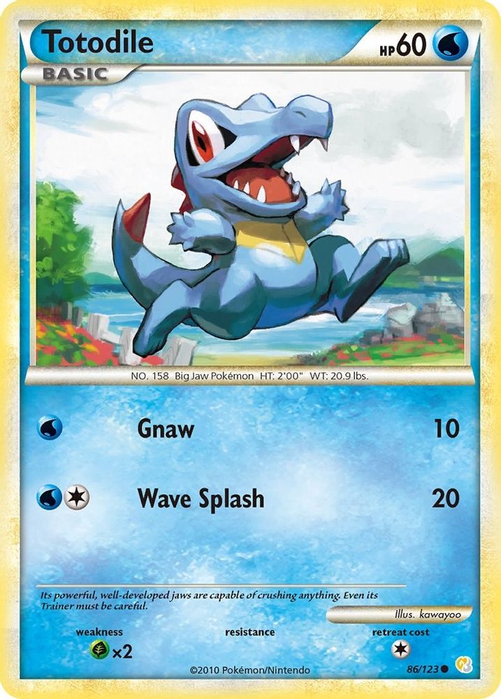 Kortet Totodile