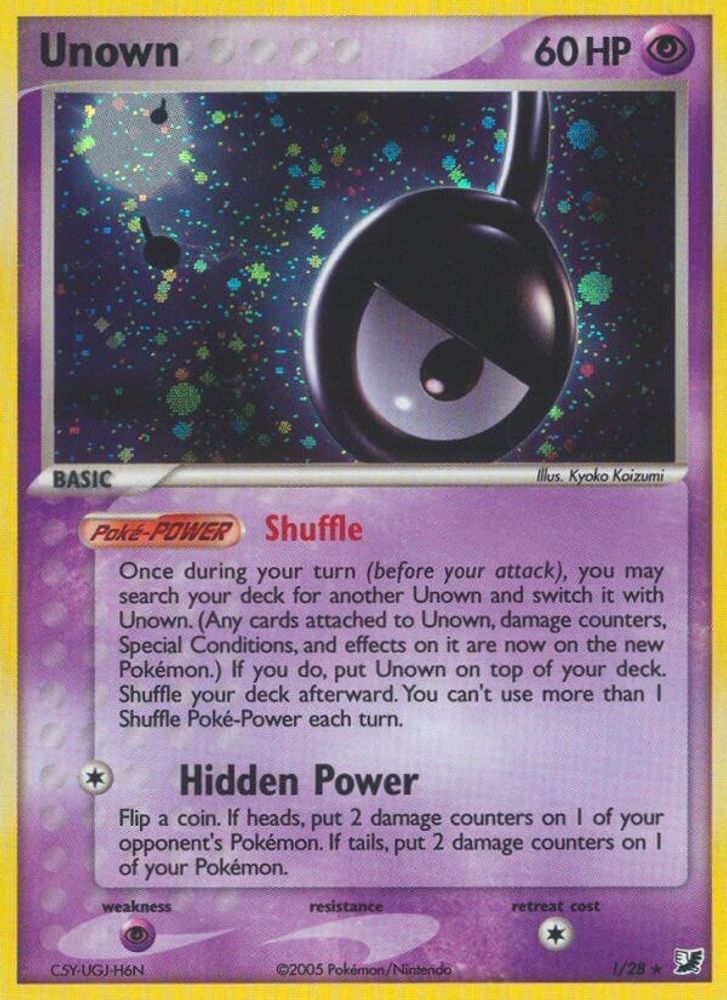 Kortet Unown