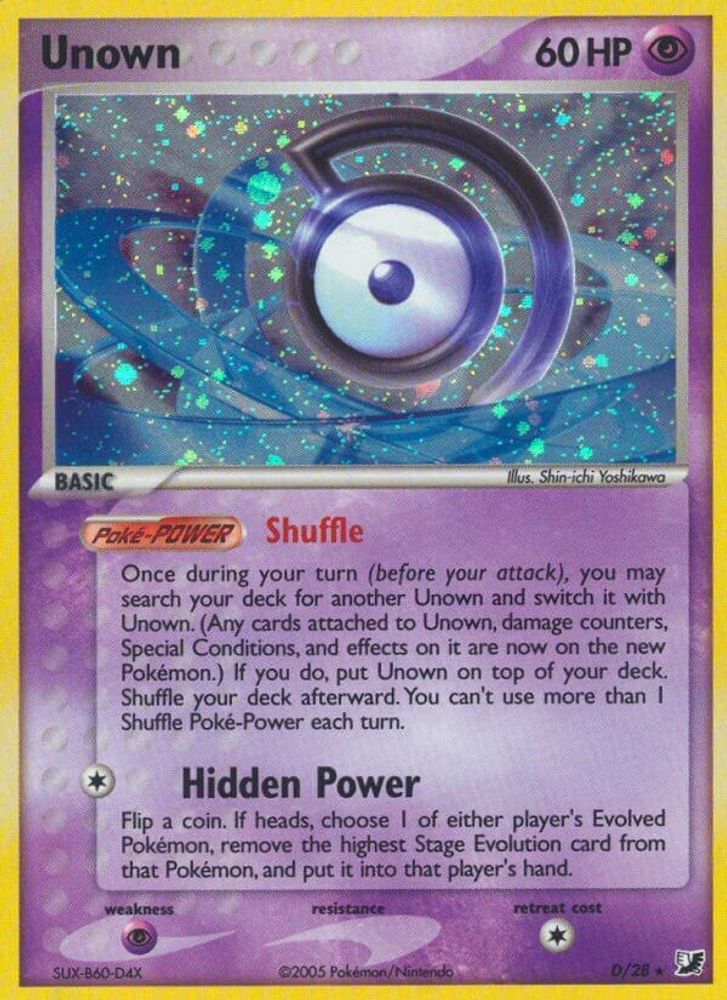 Kortet Unown