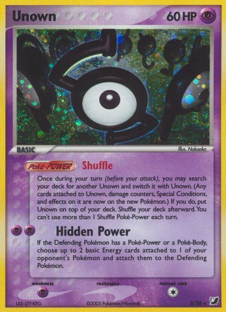 Kortet Unown