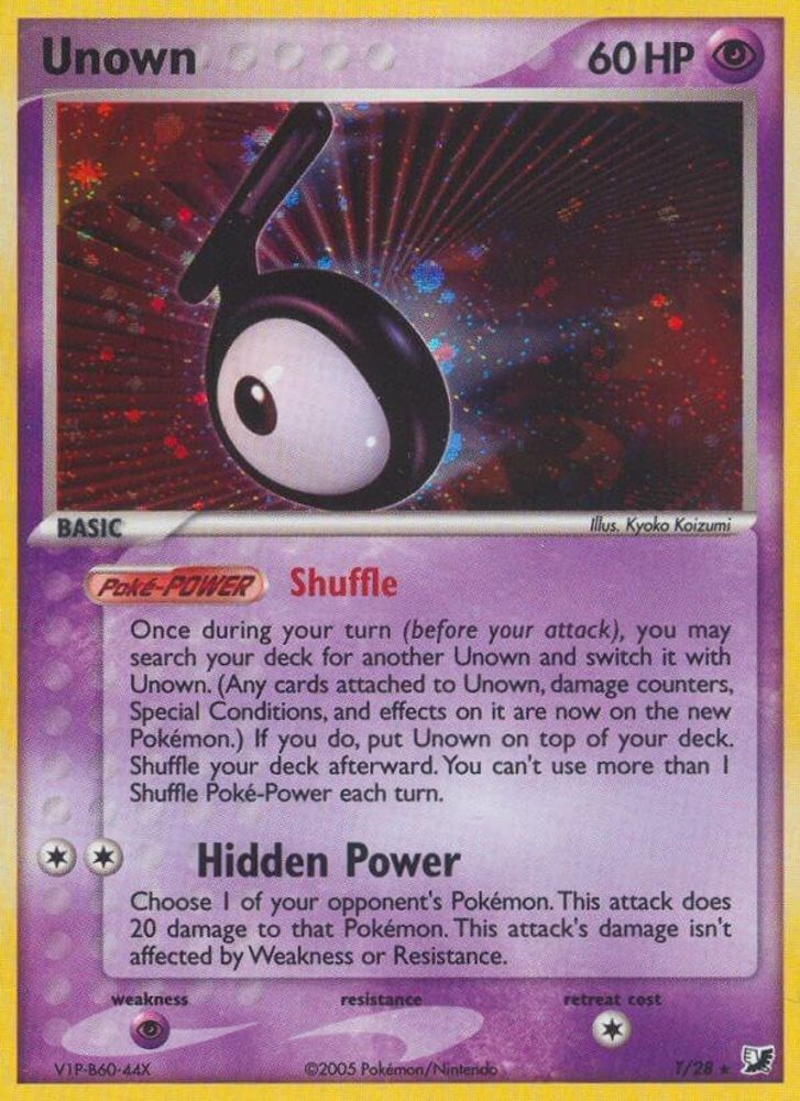Kortet Unown