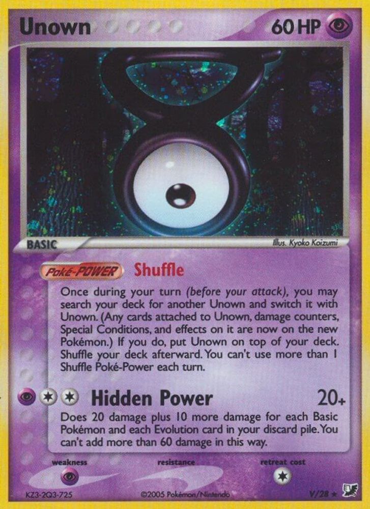 Kortet Unown