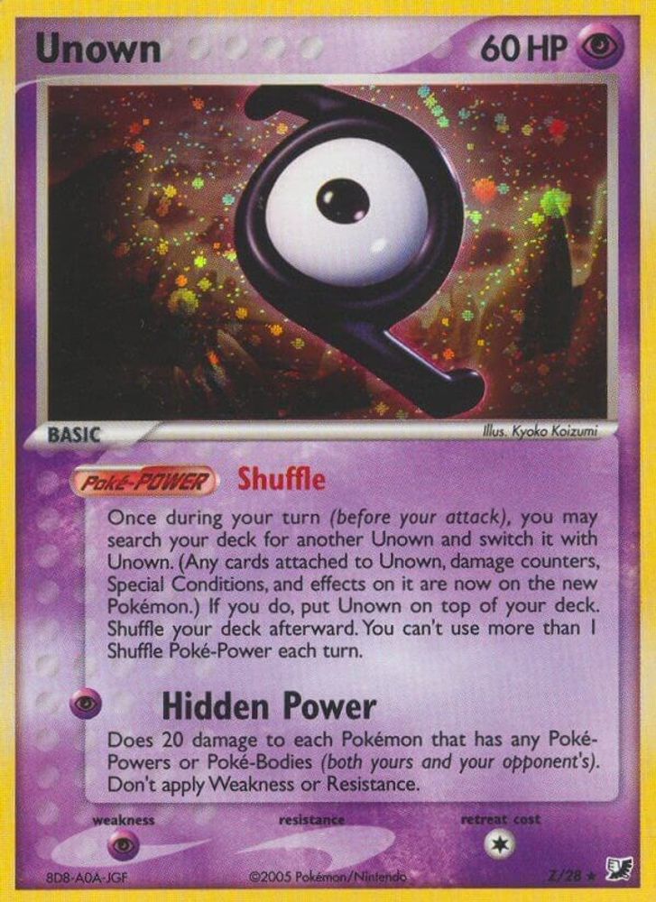 Kortet Unown