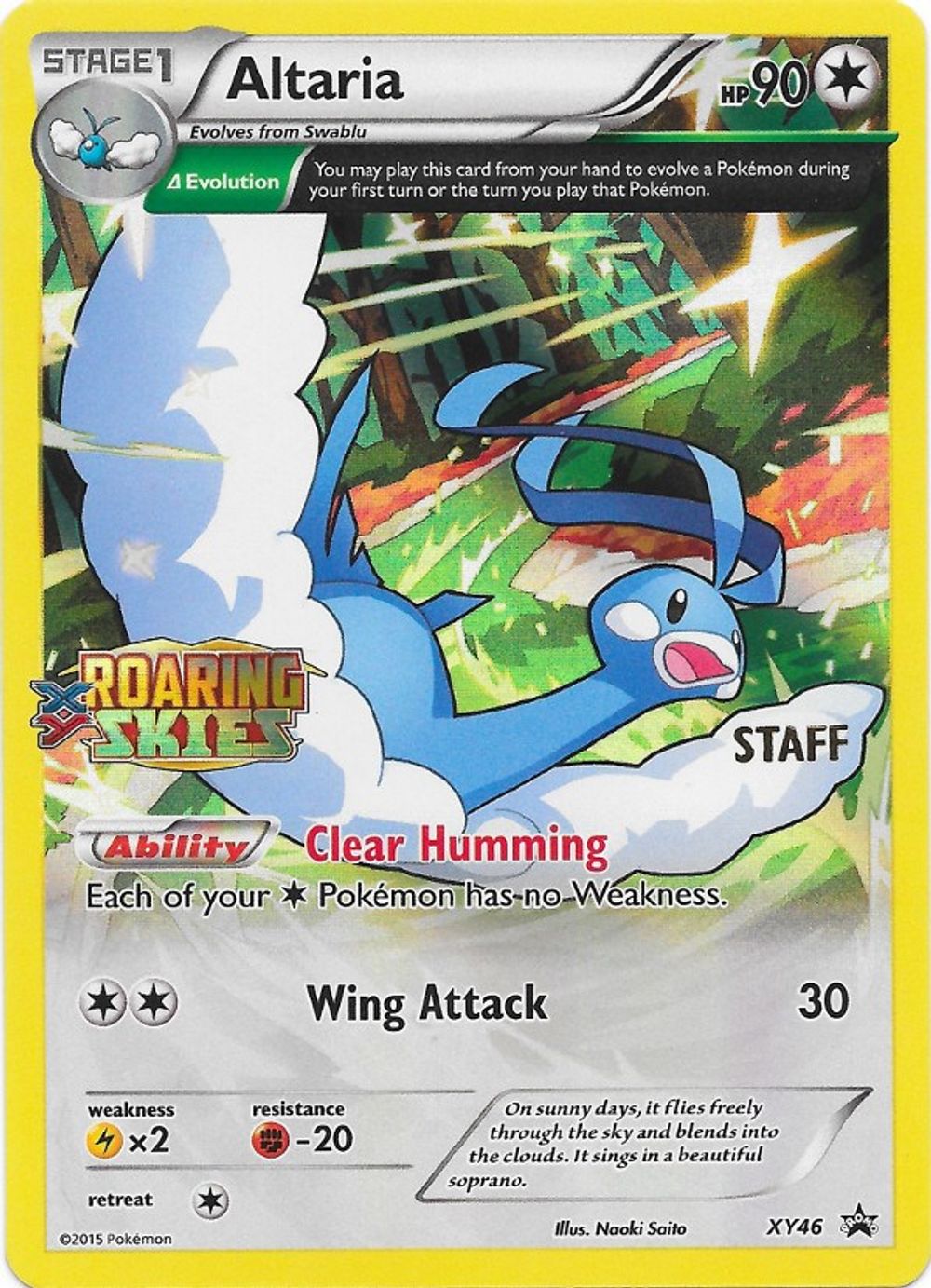 Altaria - XY46 (Prerelease) [Staff] — XY Promos