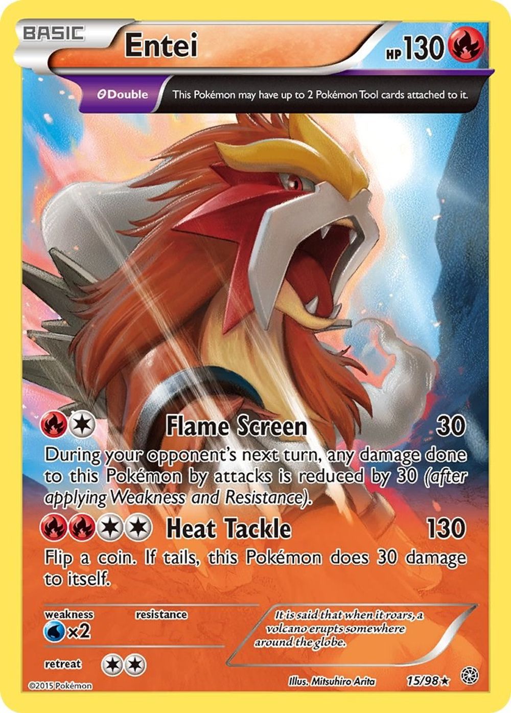 Entei (15) — XY - Ancient Origins