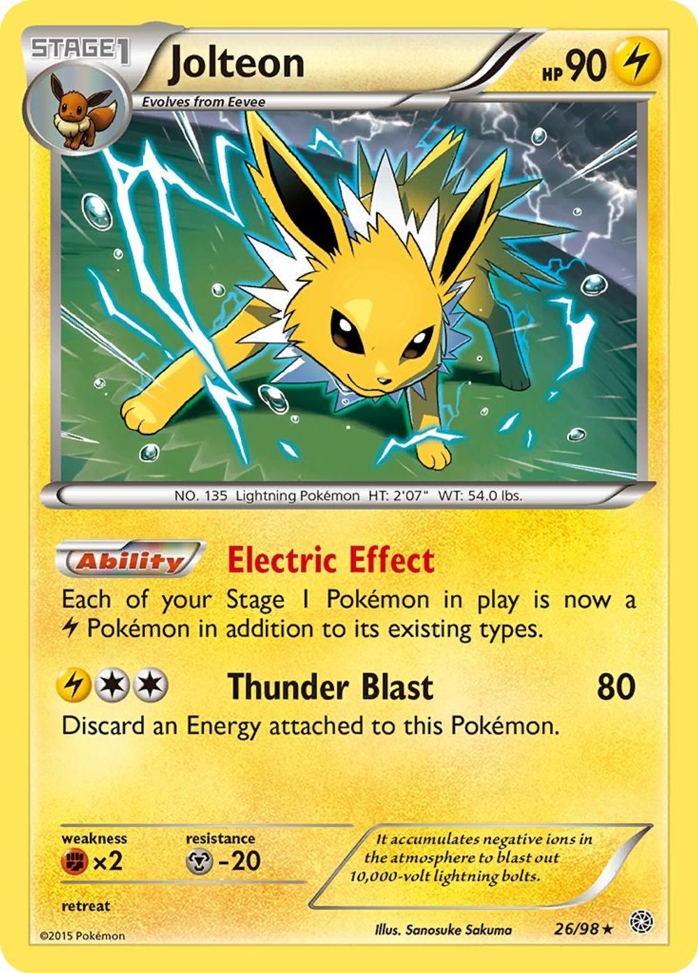Jolteon — XY - Ancient Origins