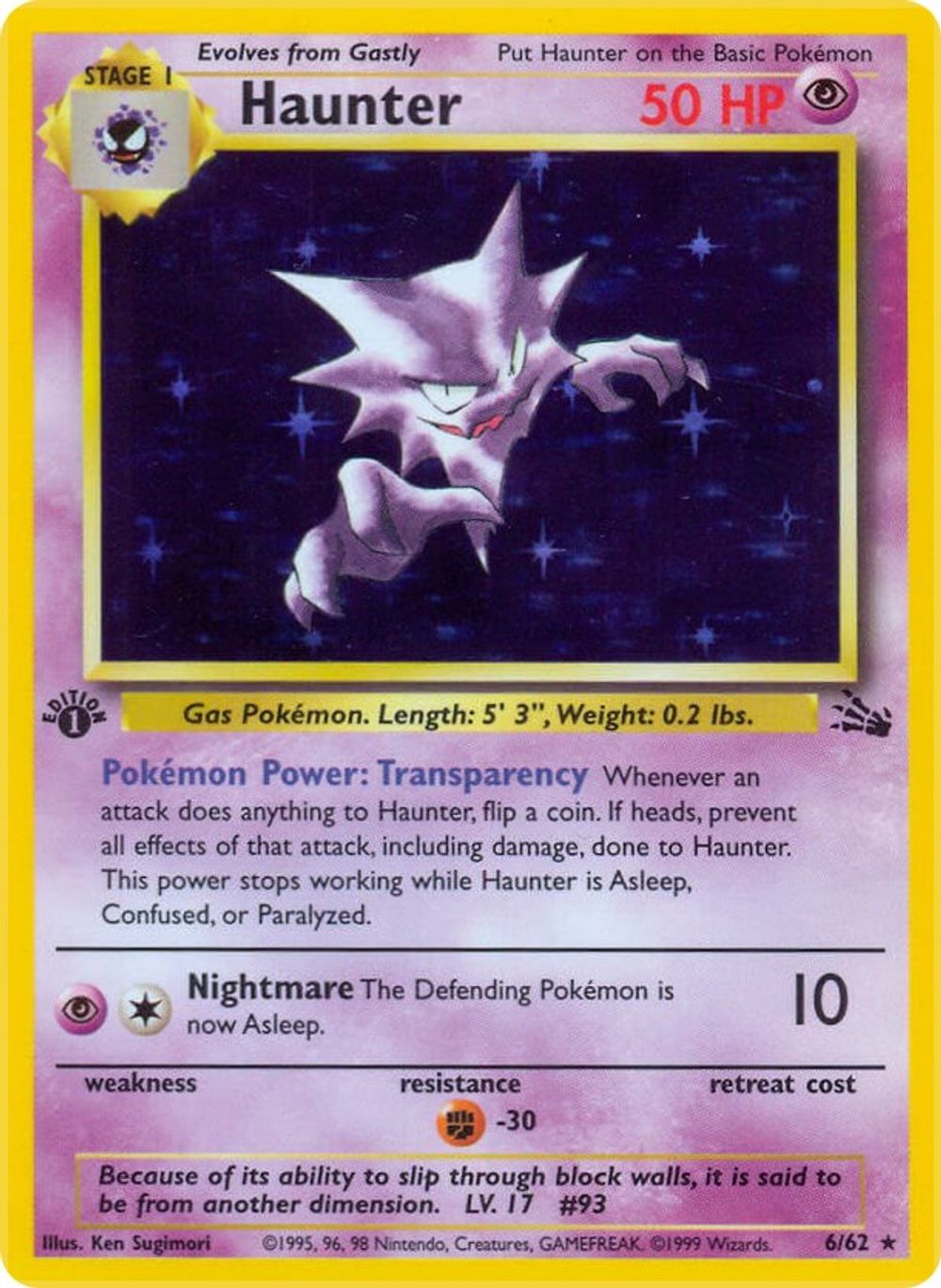 Haunter (6) — Fossil
