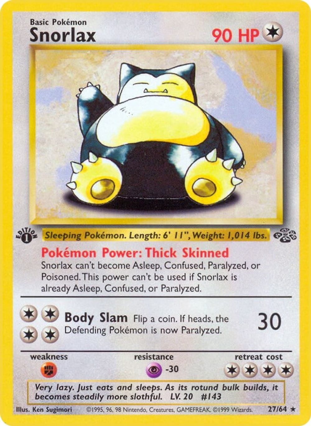 Snorlax (27) — Jungle