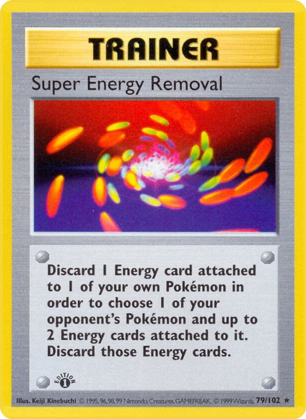 Super Energy Removal — Base Set (Shadowless)