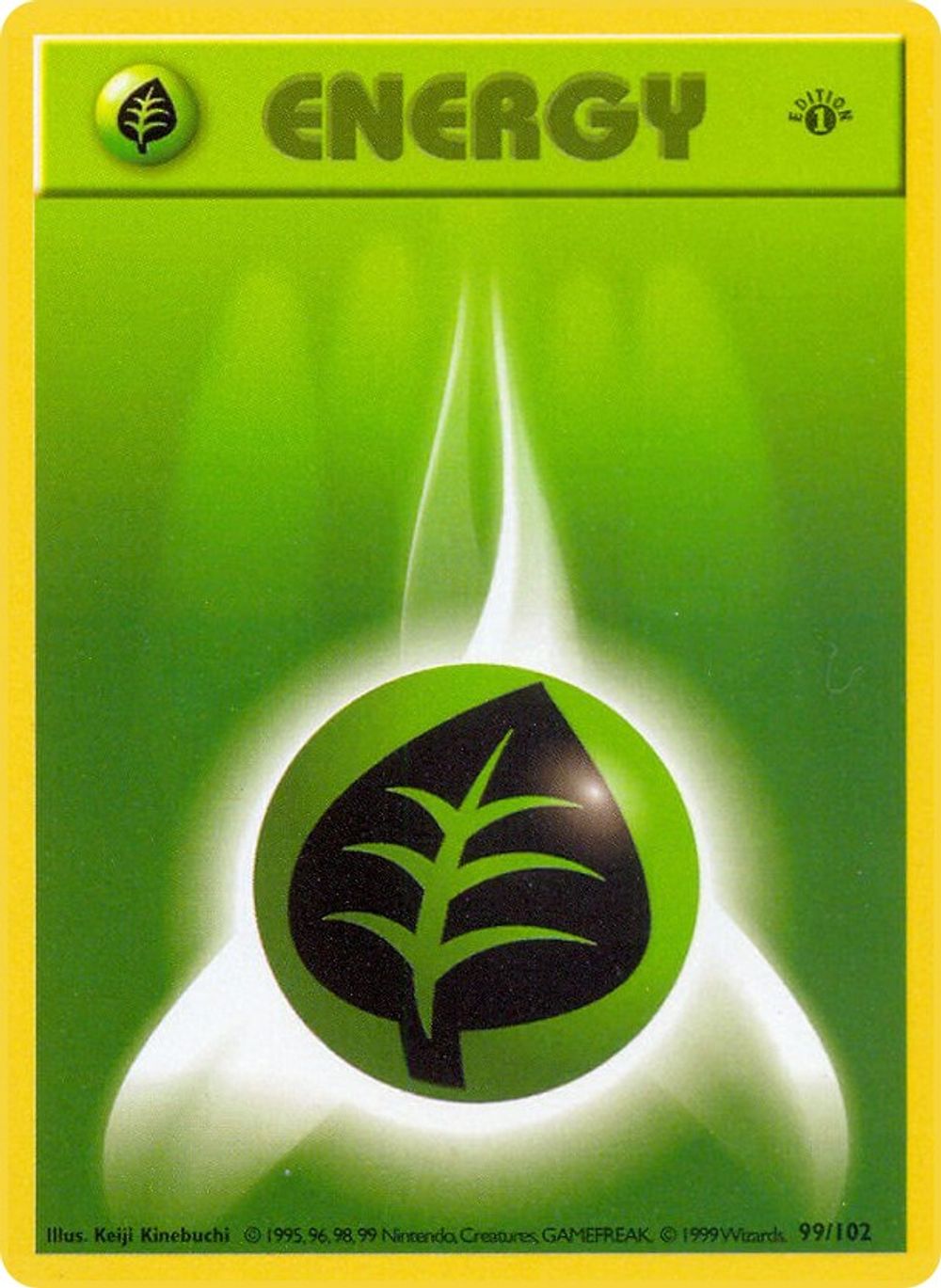 Grass Energy — Base Set (Shadowless)