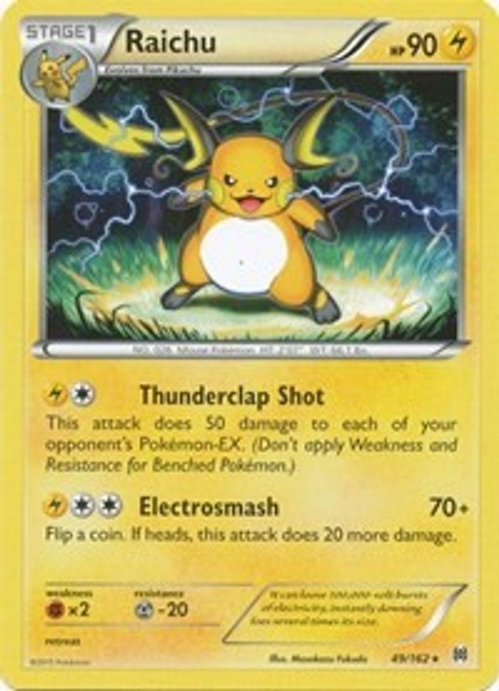 Raichu — XY - BREAKthrough
