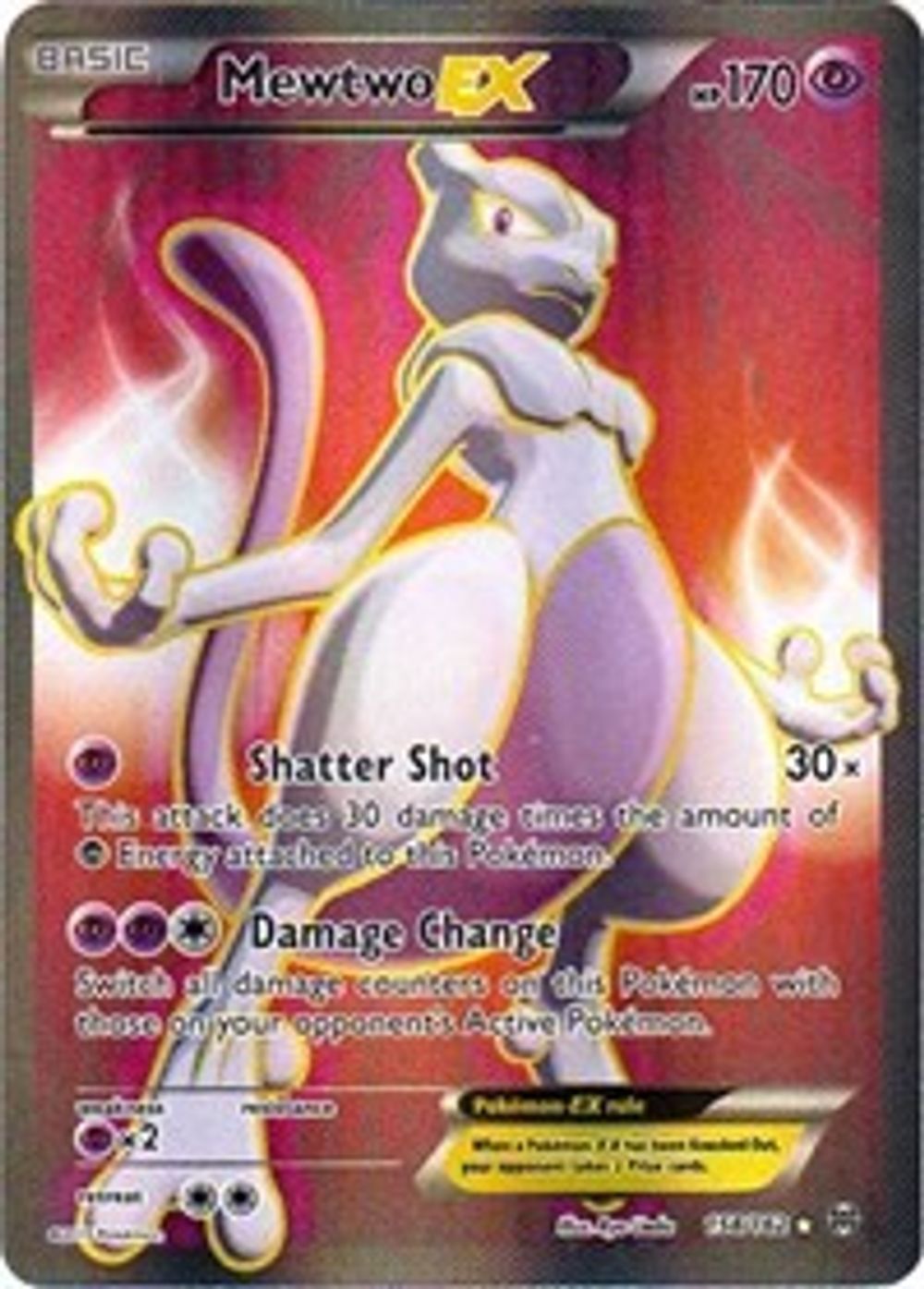 Mewtwo EX (158 Full Art) — XY - BREAKthrough