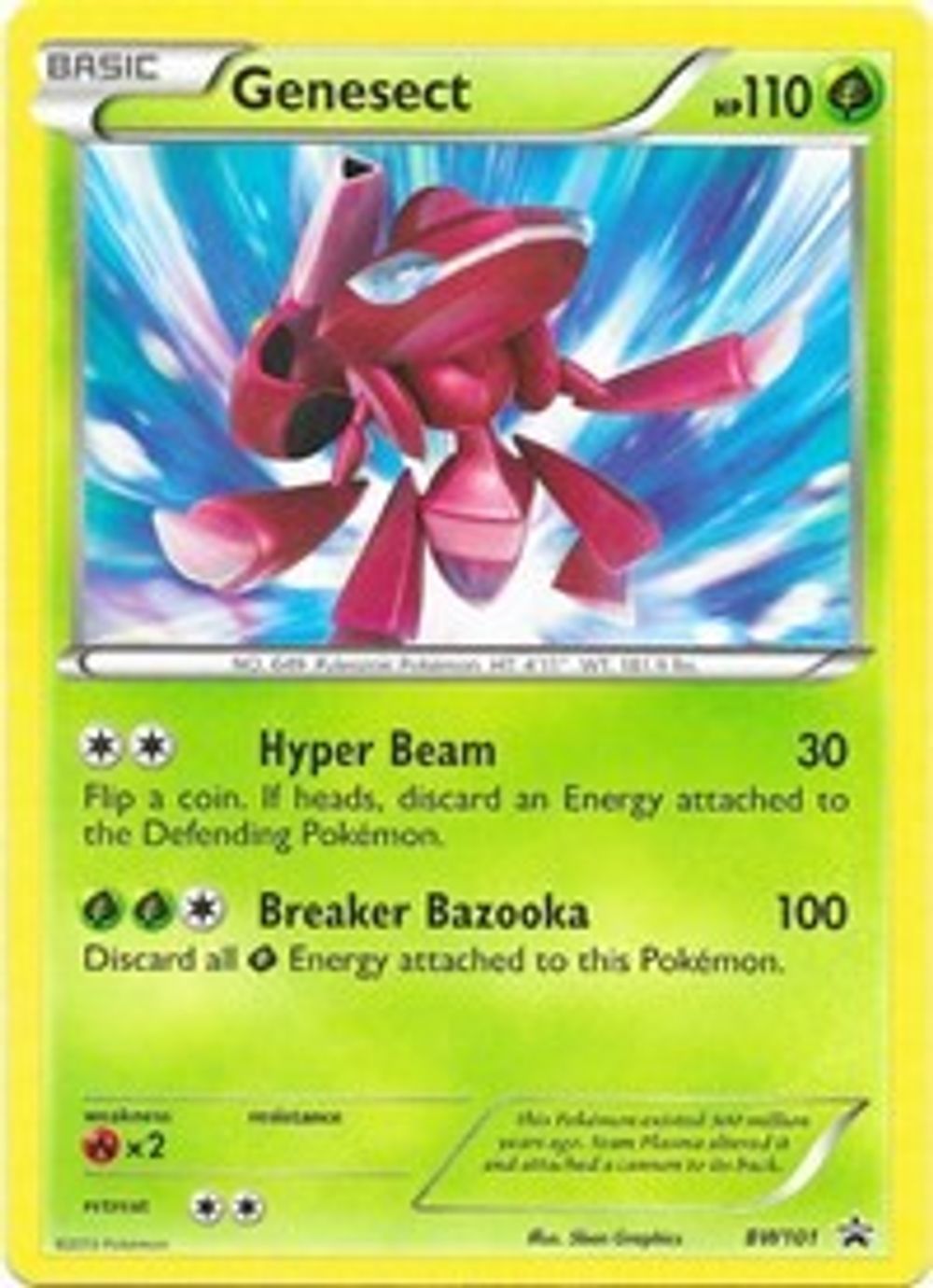 Genesect - BW101 — Black and White Promos