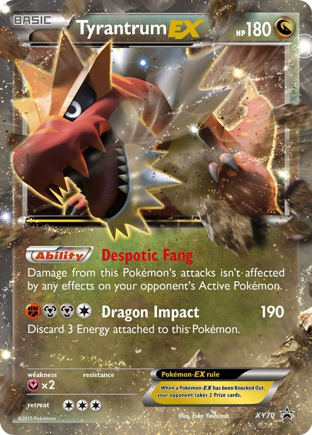Tyrantrum EX — XY Promos