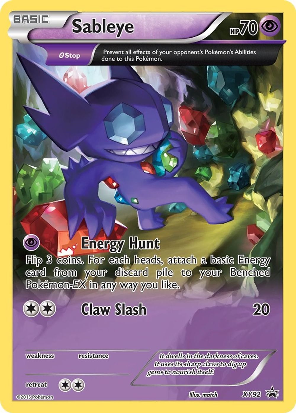 Sableye - XY92 — XY Promos