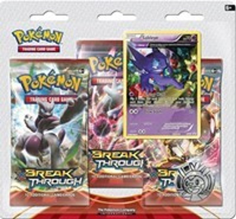 BREAKthrough 3 Pack Blister [Sableye] — XY - BREAKthrough