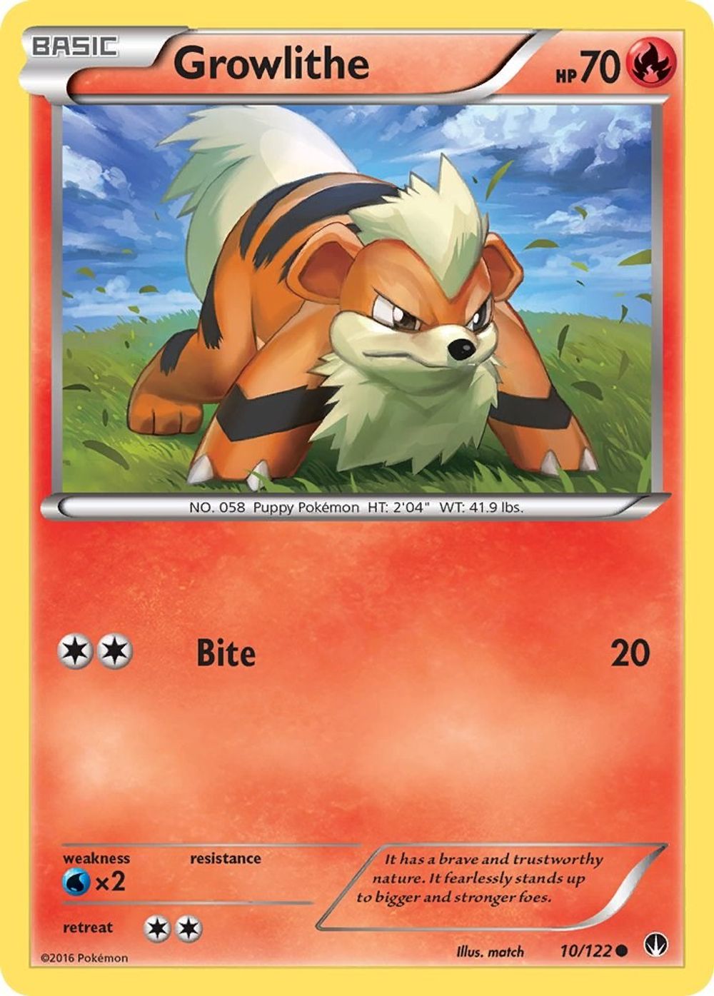 Growlithe — XY - BREAKpoint