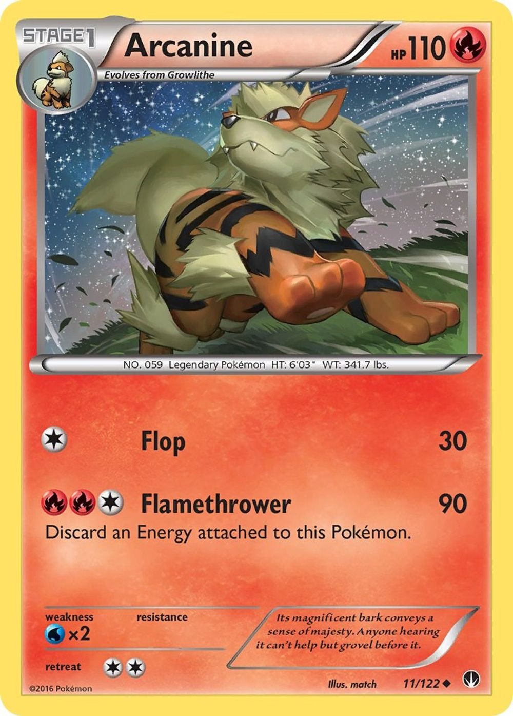 Arcanine — XY - BREAKpoint