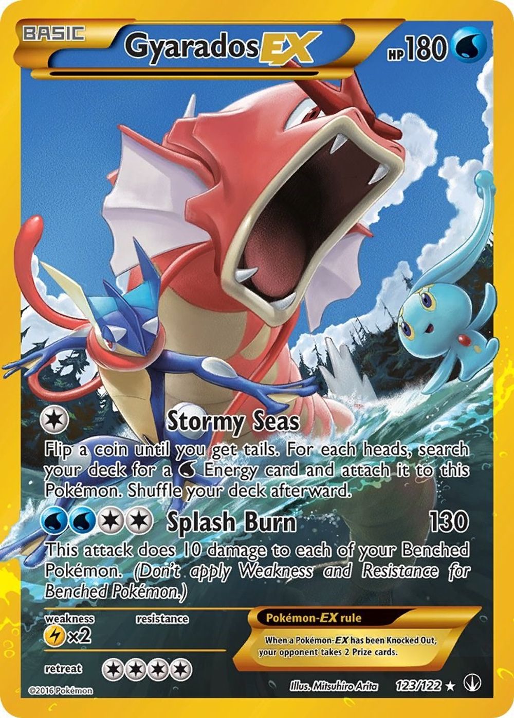 Gyarados EX (Secret) — XY - BREAKpoint