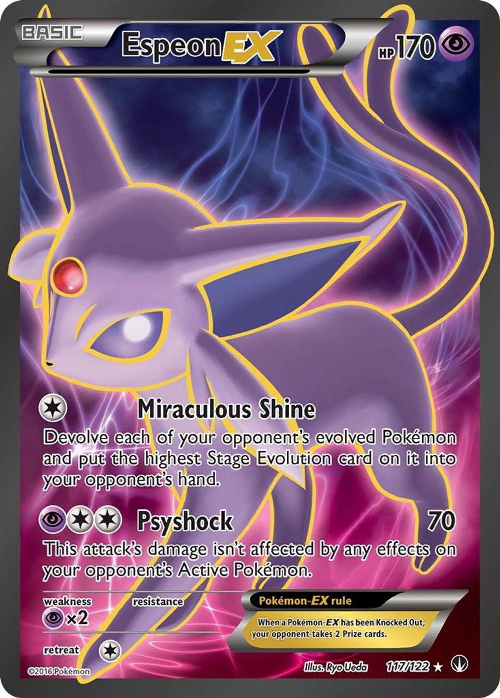 Espeon EX (Full Art) — XY - BREAKpoint