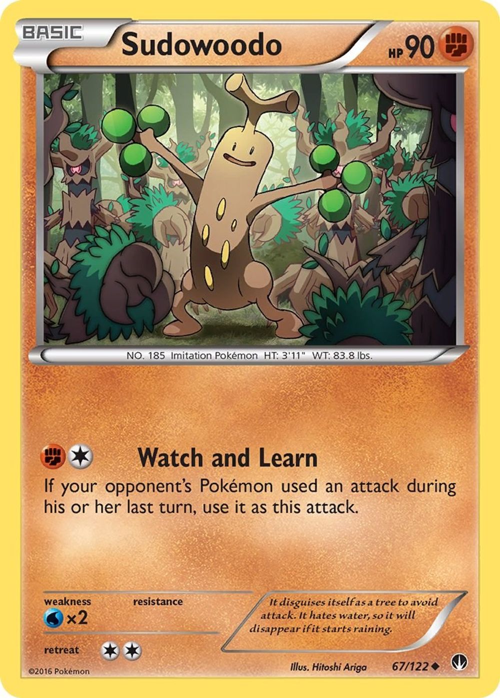 Sudowoodo — XY - BREAKpoint
