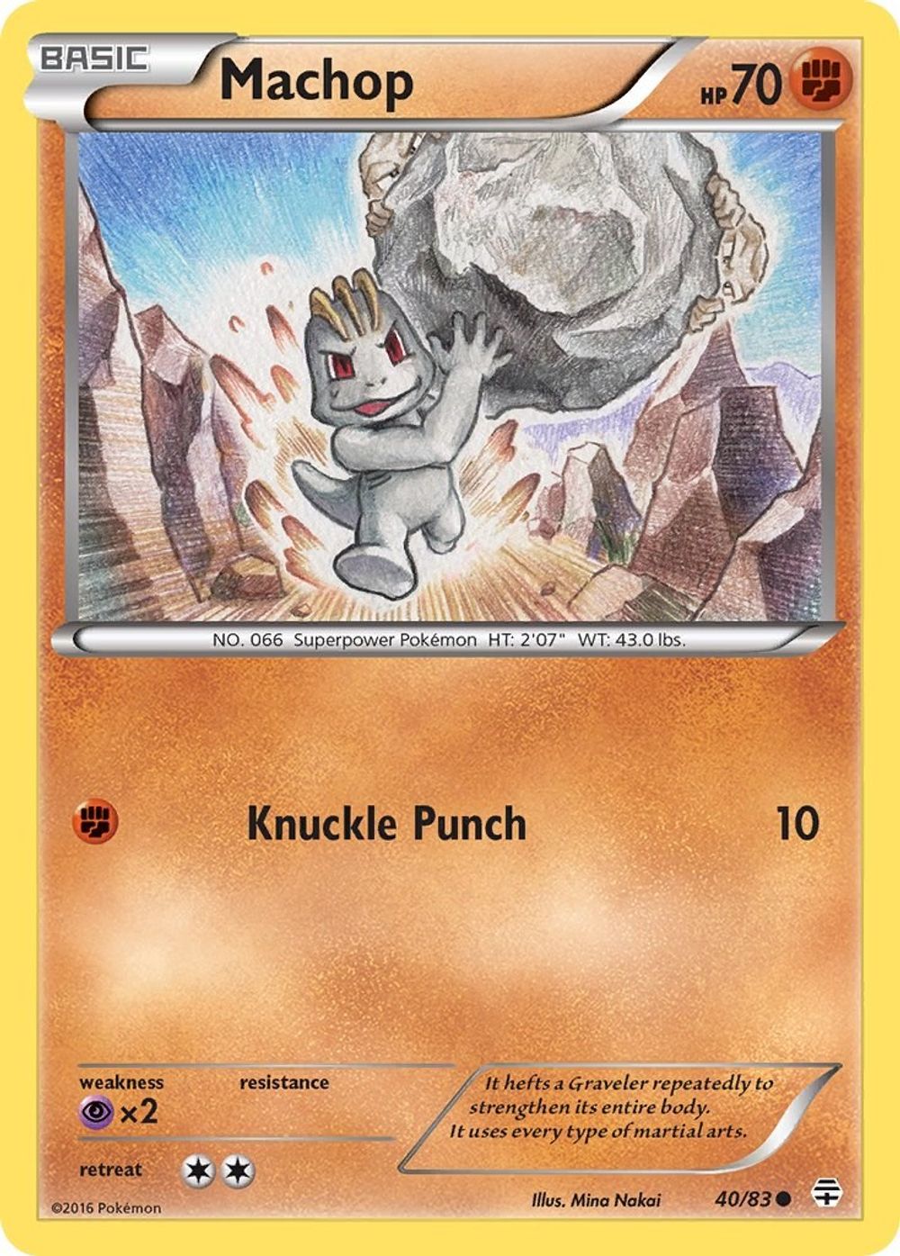 Machop — Generations