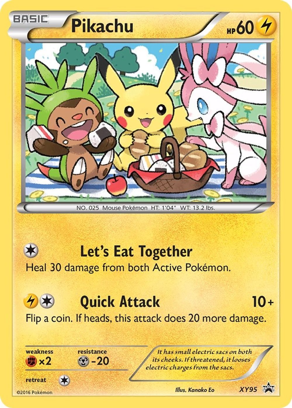Pikachu — XY Promos